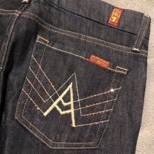 “A” Pocket Flare Jeans. 7 for all mankind